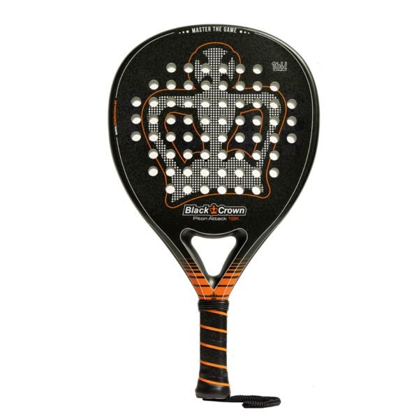 PADELIO RAKETĖ BLACK CROWN PITON ATTACK 16K