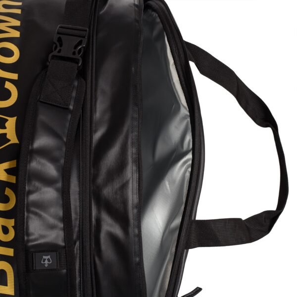 Padelio krepšys Black Crown Ultimate Pro 2.0 ( juodas/ auksinis) - Image 5